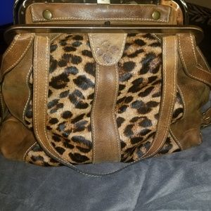 Patricia nash leopard handbag